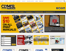 Tablet Screenshot of clymer.com
